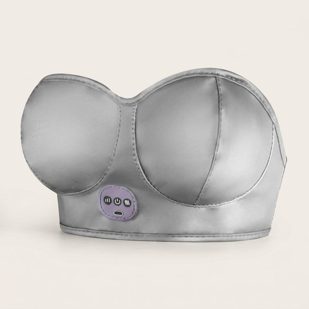 Breast Massager Bra, Blossom Up Electric Bust Massager – Heated Wireless Wearable Chest Massager, Anti Sagging Breast, Breast Enlargement Machine
