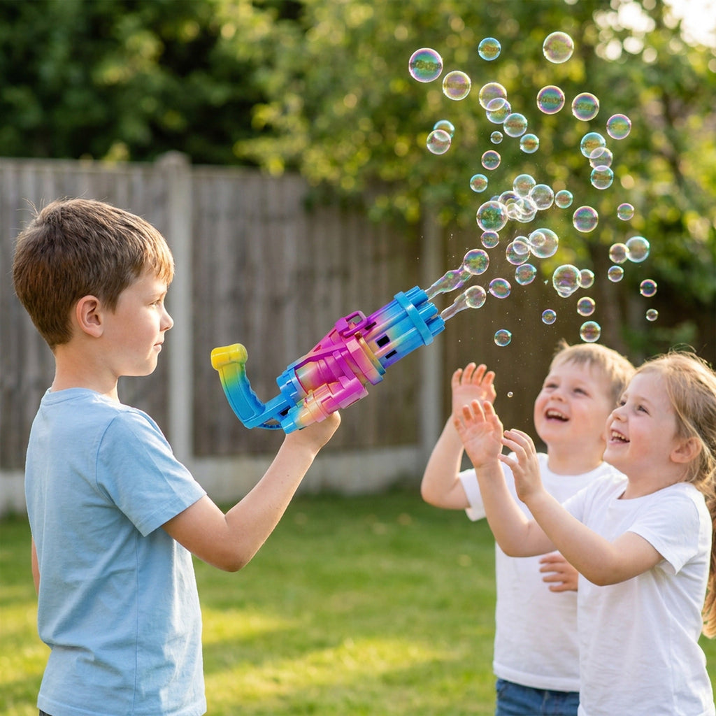 Gatling Bubble Gun