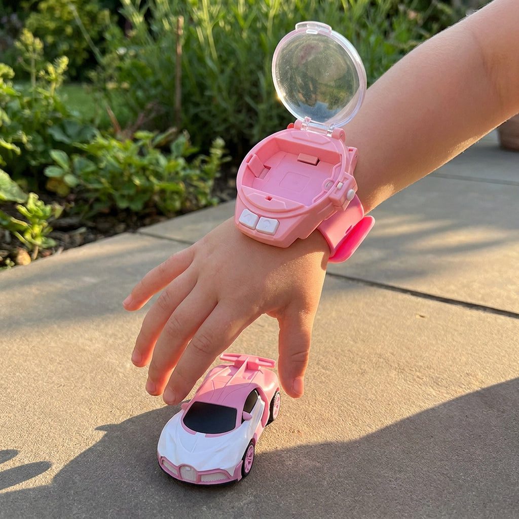 Mini Watch RC Car 2.4Ghz, 30m Long Distance, USB Charging For Kids