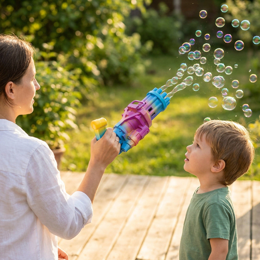 Gatling Bubble Gun
