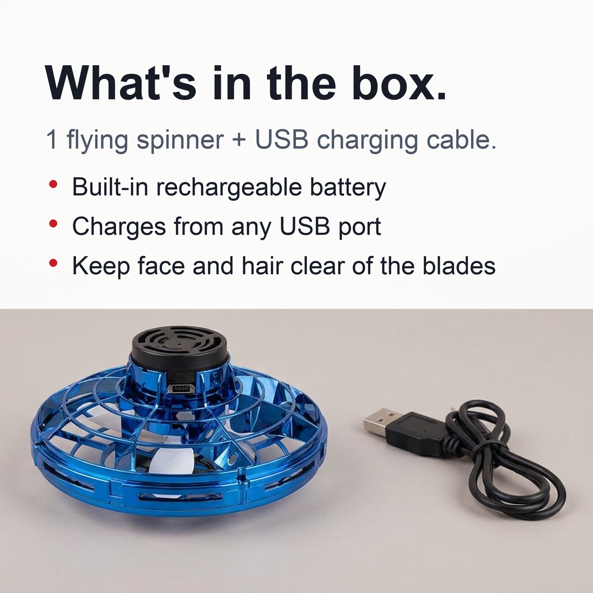 Boomerang Flying Ball - Mini Drone Spinner Toy