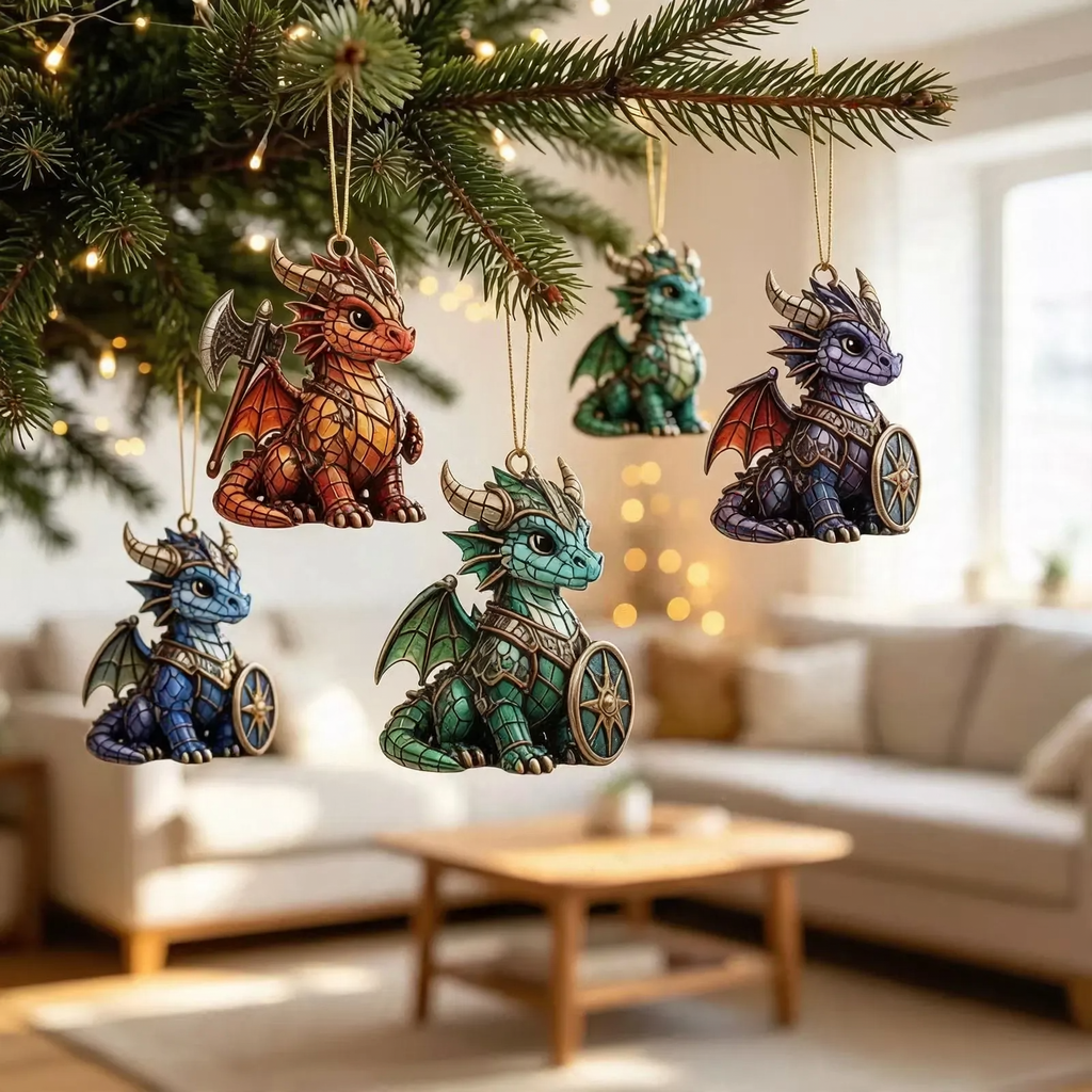 Decorative acrylic Advent calendar with tags