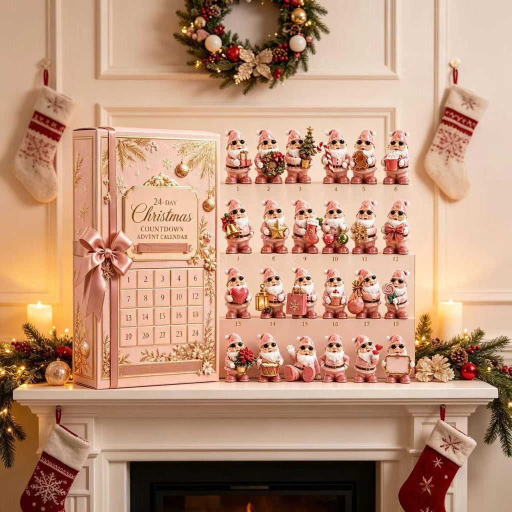 Gnome Advent Calendar made of Acrylic
