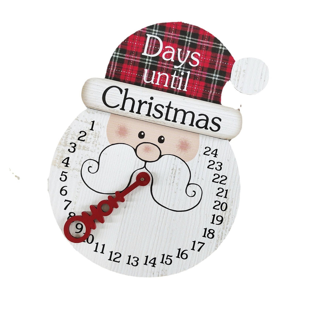 Wooden Advent Calendar for Hanging, Christmas Decoration