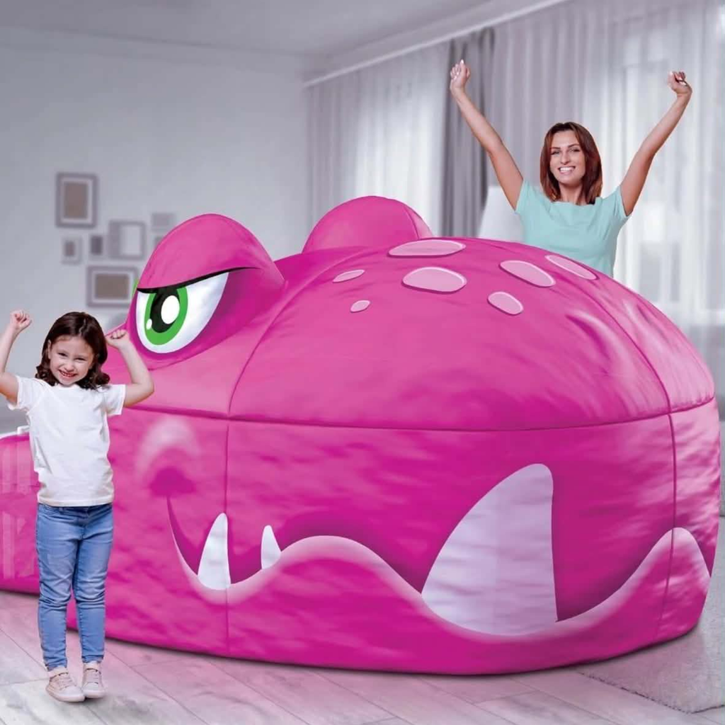 Portable Foldable Kids Inflatable Play Tent - Children's Game House for Indoor Outdoor Play, Lightweight Summer Toy Shelter for Kids