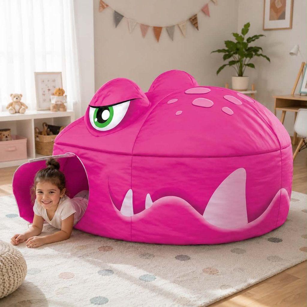 Portable Foldable Kids Inflatable Play Tent - Children's Game House for Indoor Outdoor Play, Lightweight Summer Toy Shelter for Kids