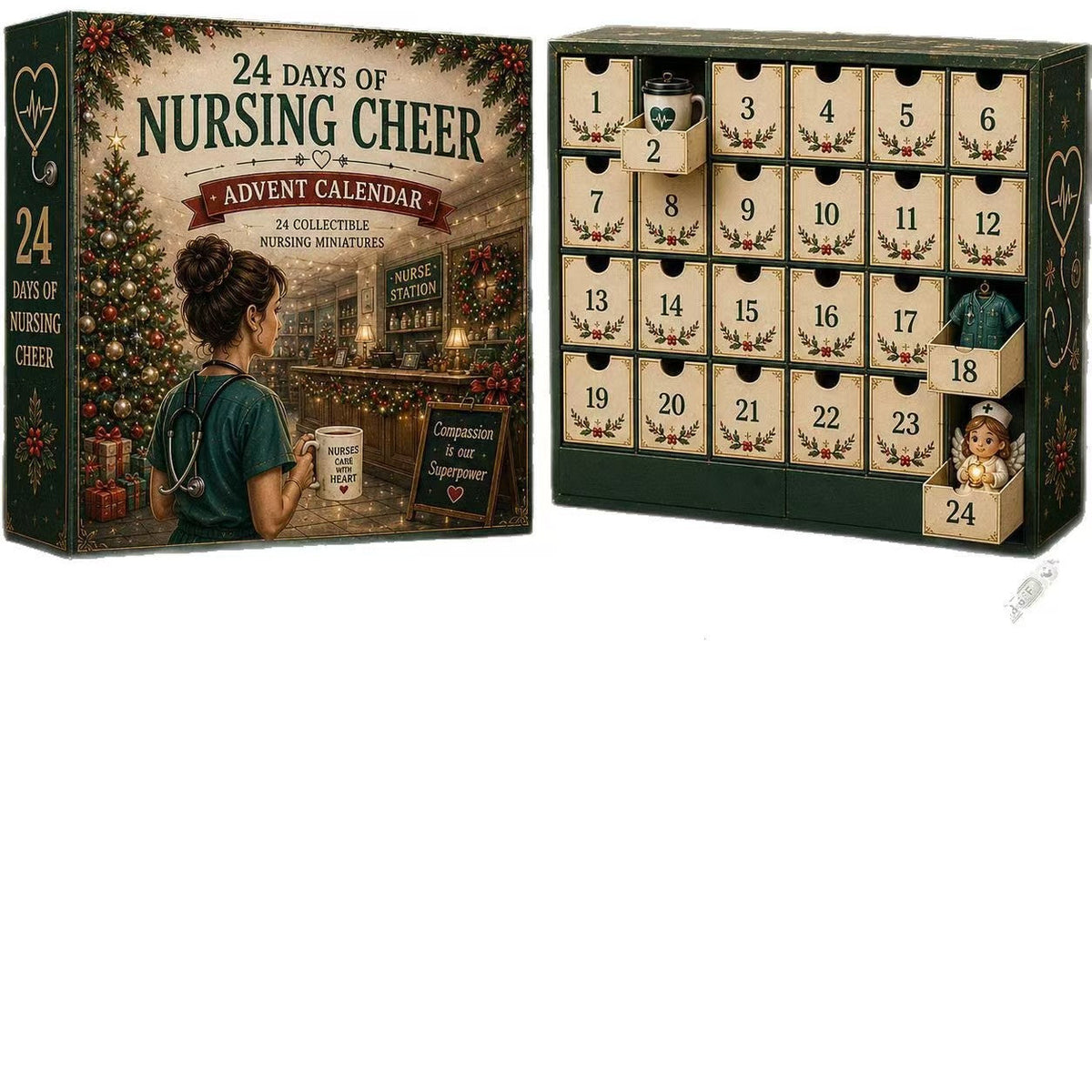 Family Advent Calendar, 24 Days Countdown