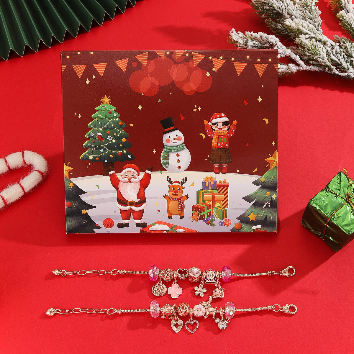 DIY Advent Calendar with Charm Bracelet in Rose Gold