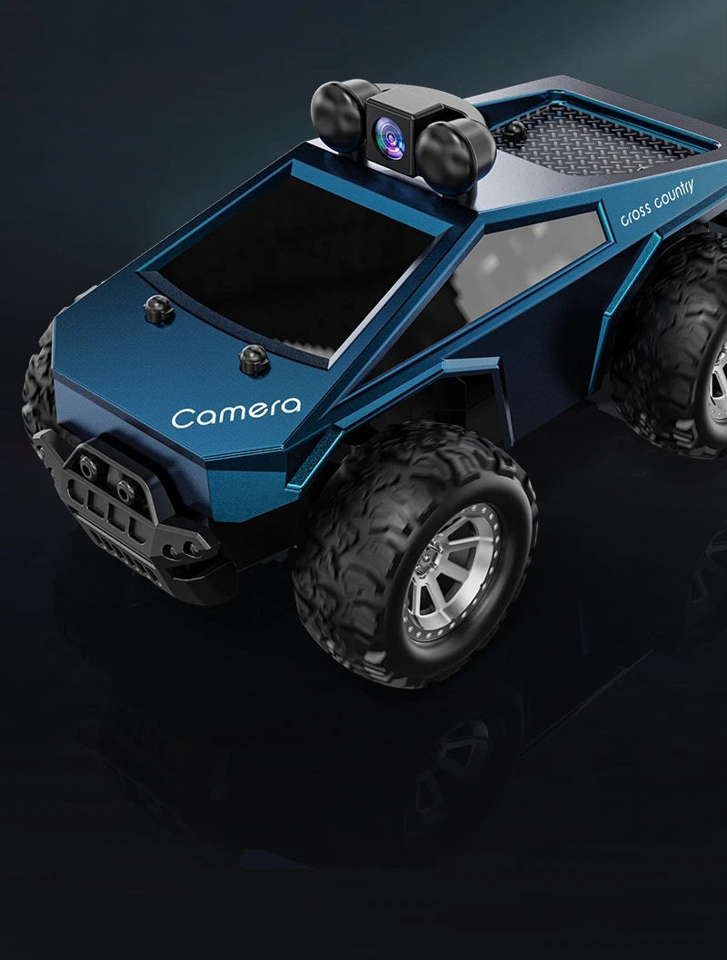RC Car with HD Camera - High Speed Remote Control Truck with LED Lights and 2.4G System, Fun Racing Toy for Kids and Adults