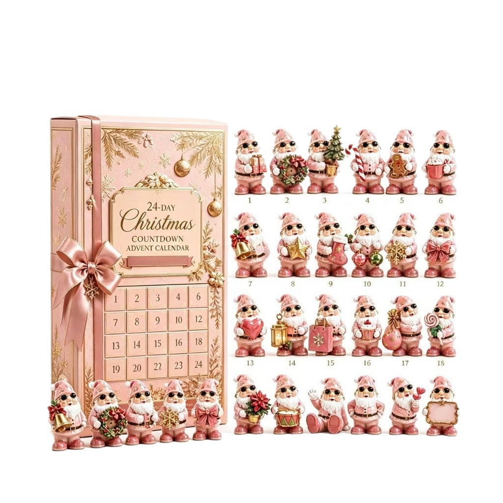 Gnome Advent Calendar made of Acrylic
