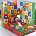Empty 24-compartment Christmas box for Advent calendar