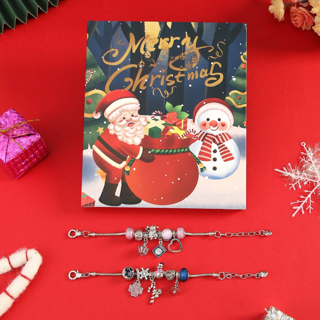 Christmas Advent Calendar with DIY Jewelry Set