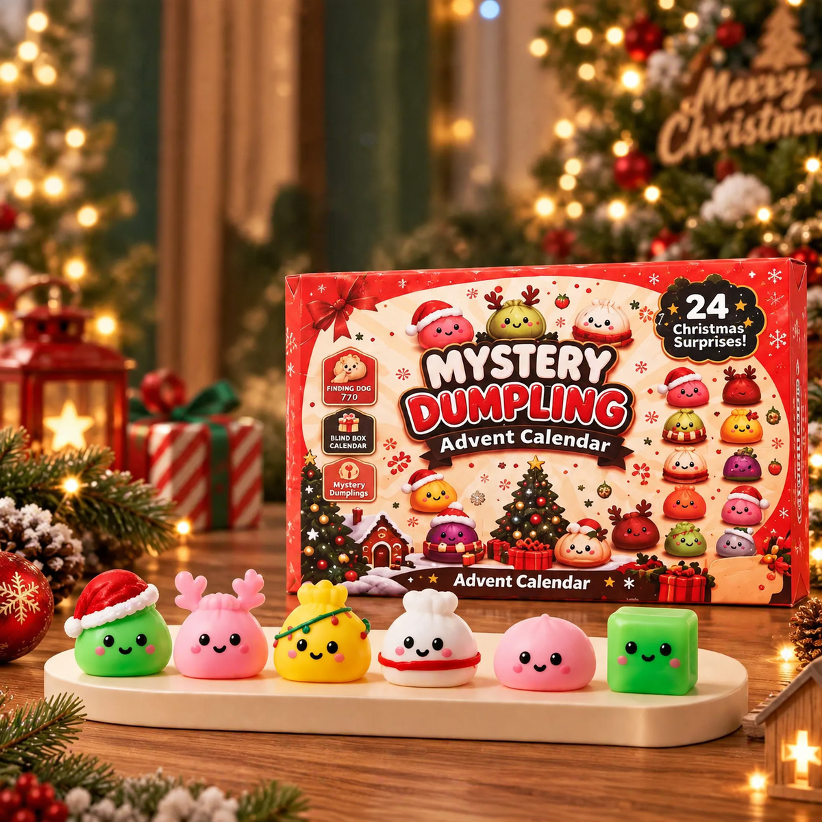 Christmas Surprise Set with Squeeze Figures