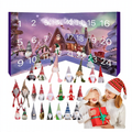 Christmas Advent Calendar with Elf Figures
