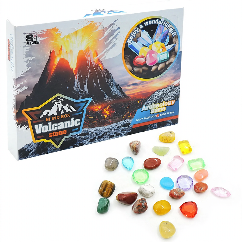 Scientific Advent Calendar with Gemstones and Minerals