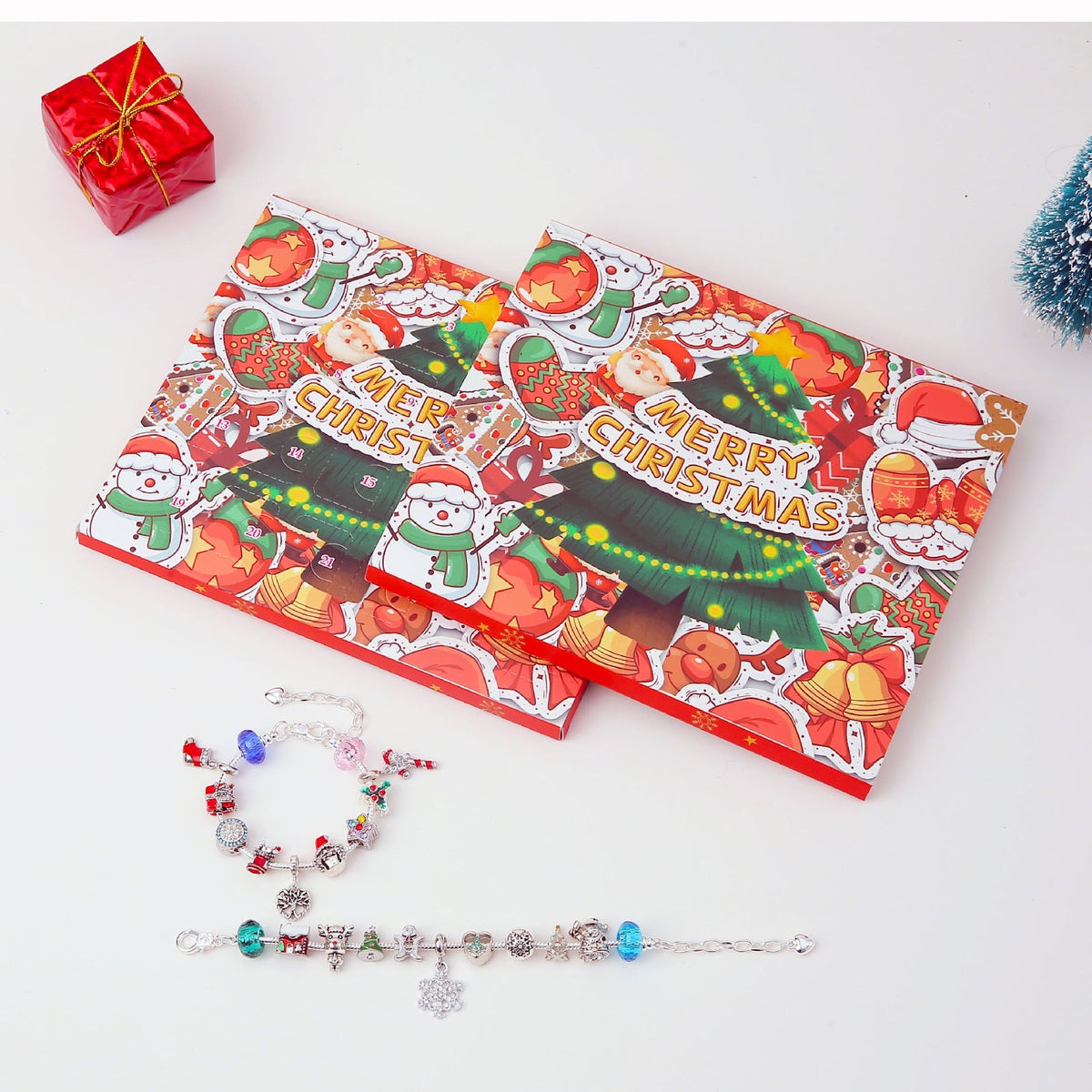 Christmas Advent Calendar with DIY Jewelry Set