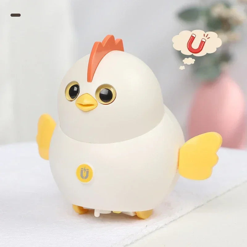 Magnetic Walking Chick Toy - Interactive Electric Chicken for Toddlers, Developmental Learning and Fun Educational Playtime