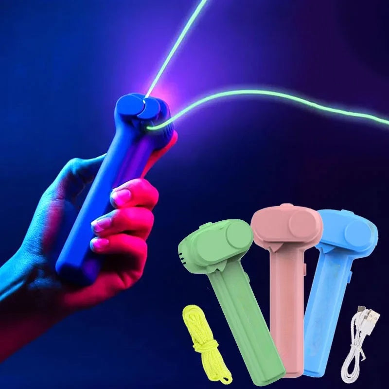 Magic Rope Launcher – Safe Interactive Kids Toy for Indoor and Outdoor Play, Halloween or Christmas Gift for Fun Activities