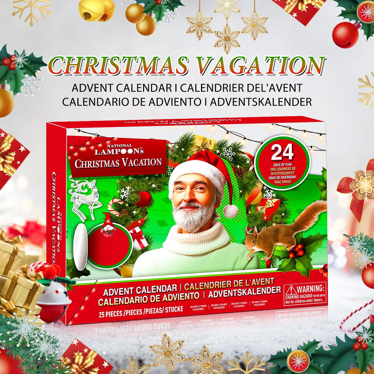 Advent calendar with 24 plush surprises