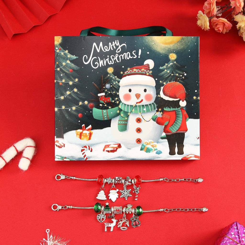 Christmas Advent Calendar with DIY Bead Bracelet Set