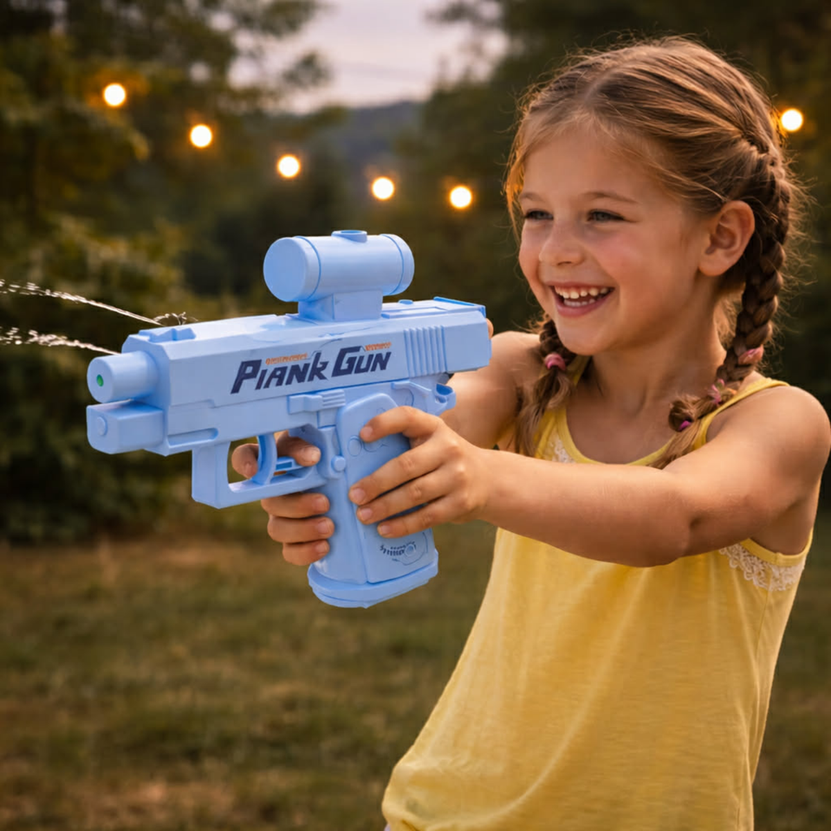 Outdoor Summer 2-Way Squirt Gun – Press & Spray Water Toy for Reverse Splash Prank, Stress Relief, and Exciting Water Fights