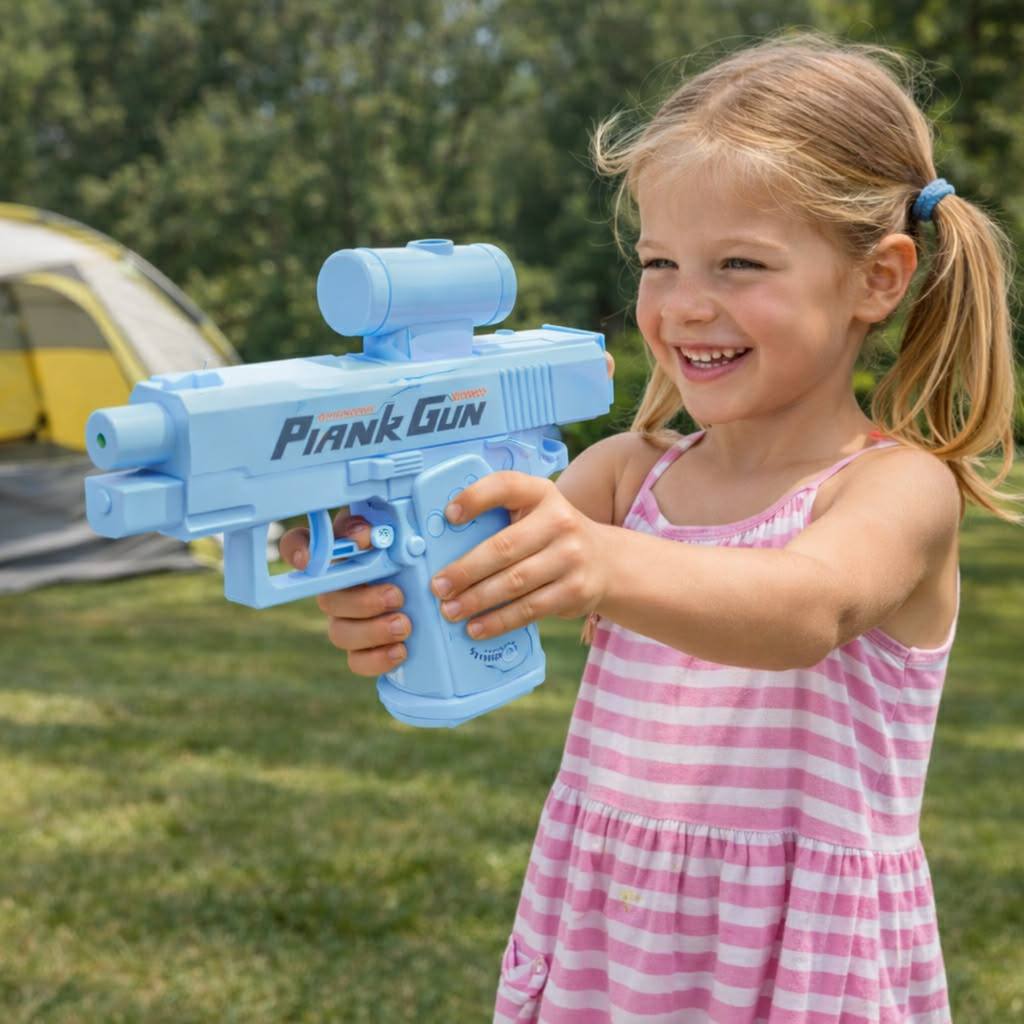 Outdoor Summer 2-Way Squirt Gun – Press & Spray Water Toy for Reverse Splash Prank, Stress Relief, and Exciting Water Fights