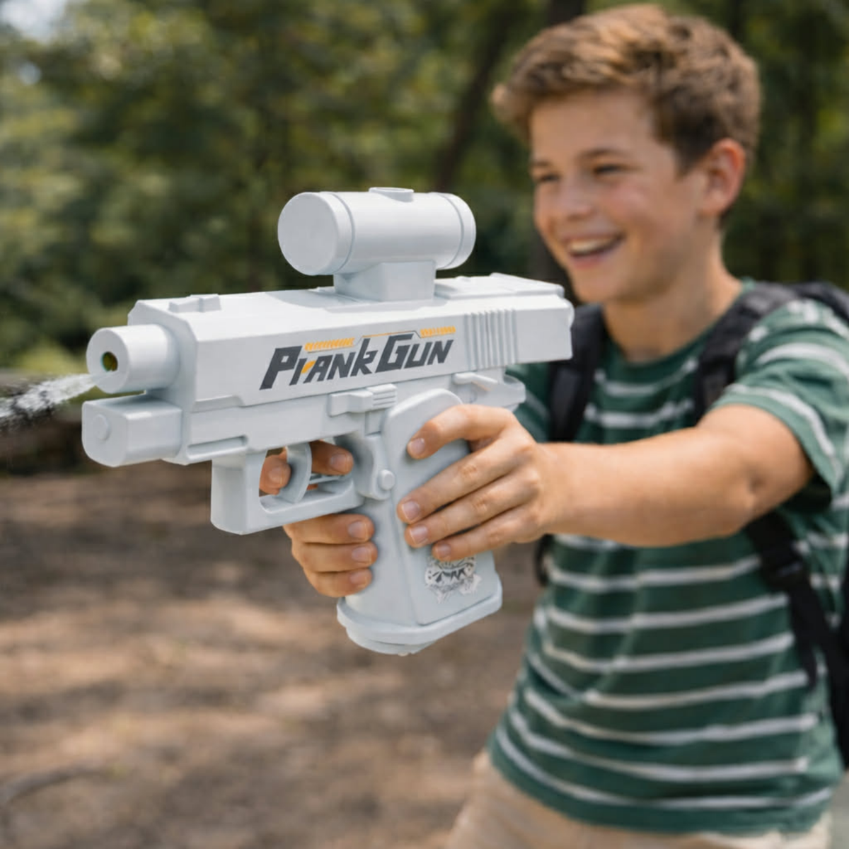 Outdoor Summer 2-Way Squirt Gun – Press & Spray Water Toy for Reverse Splash Prank, Stress Relief, and Exciting Water Fights