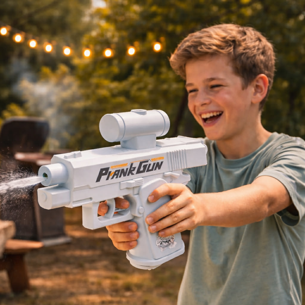 Outdoor Summer 2-Way Squirt Gun – Press & Spray Water Toy for Reverse Splash Prank, Stress Relief, and Exciting Water Fights