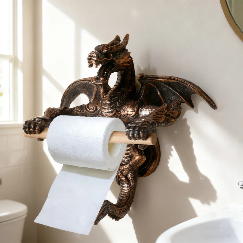 Creative Dinosaur Skeleton Toilet Paper Holder
