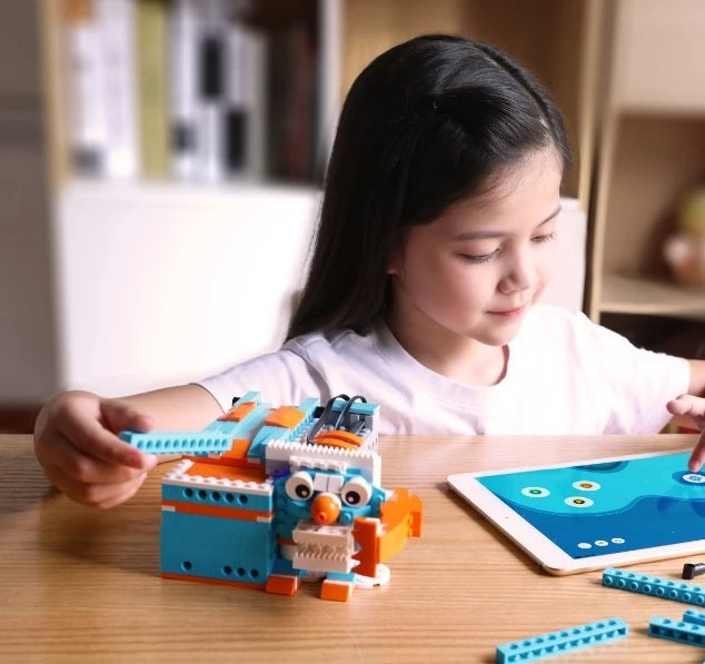 STEM Coding Robot Kit - 10 in 1 App Controlled Robotics Building Blocks Toy for Kids Educational Learning