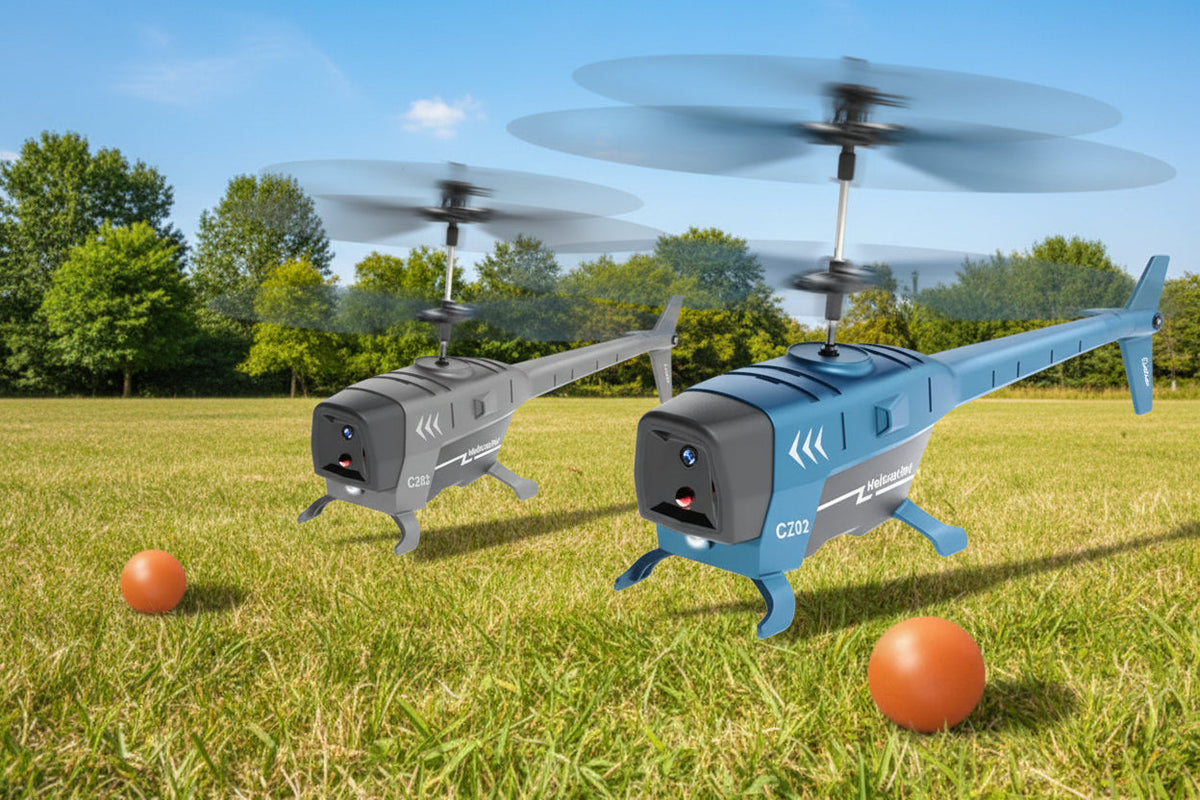 RC Helicopter Toy with LED Lights and Obstacle Avoidance– 2.4G Remote Control Aircraft, Easy Flying Drone for Kids and Beginners Gift