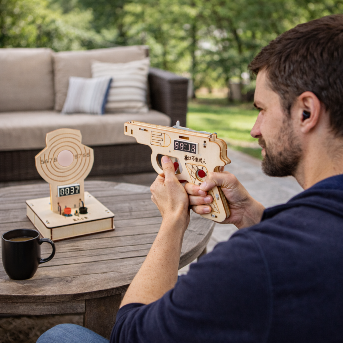 DIY Laser Target Shooting Model Kit – Physics STEM Science Educational Toy for Kids Experimental Learning and Engineering Practice