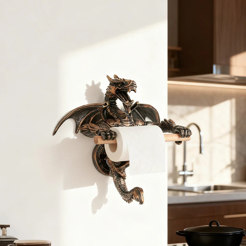 Creative Dinosaur Skeleton Toilet Paper Holder