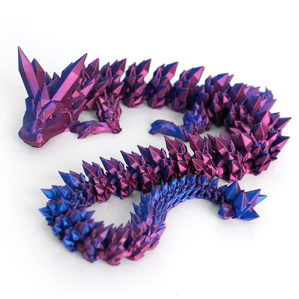 Printed Easter Crystal Dragon Egg – 3D Egg Toy for Enchanting Desktop Ornament, Easter Sculpture, and Magical Gift for Kids