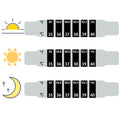 Reusable Flexible Forehead Fever Thermometer Strip – Temperature Test Tool, Color Changing Design for Easy Home Health Monitoring