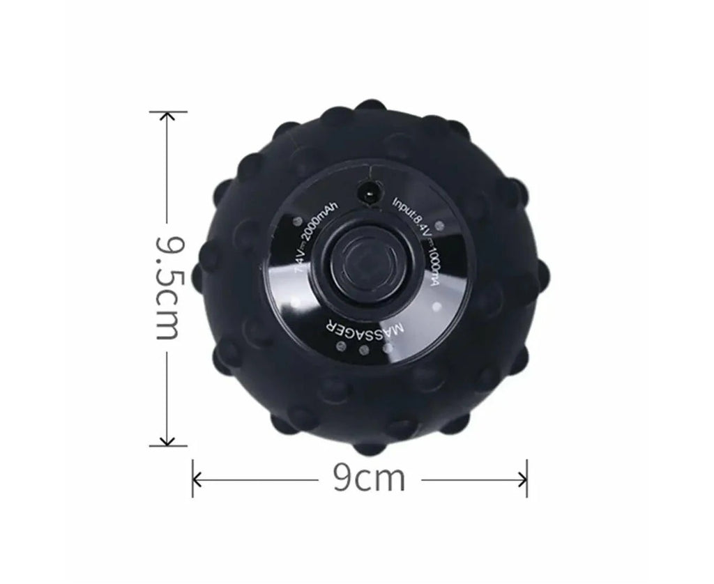 4-Speed Vibrating Massage Ball - Electric Fitness Ball Massager for Muscle and Fitness