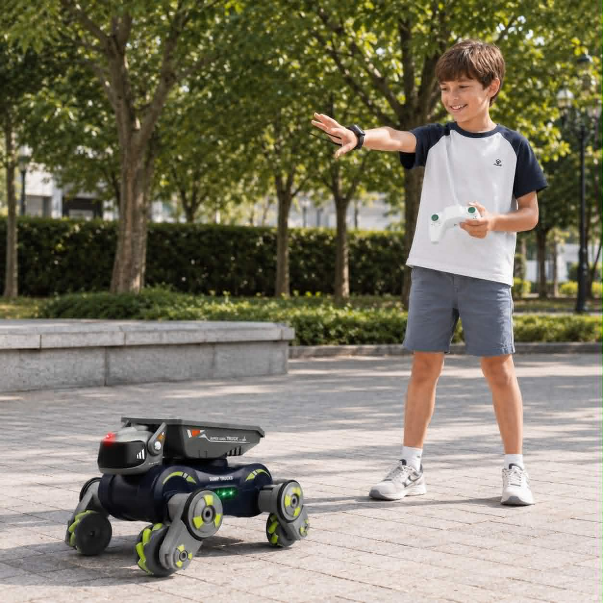 RC Robot Dog Toy - Interactive Electronic Pet with Singing Dancing and Follow Mode, Smart Gift Toy for Kids Entertainment and Learning