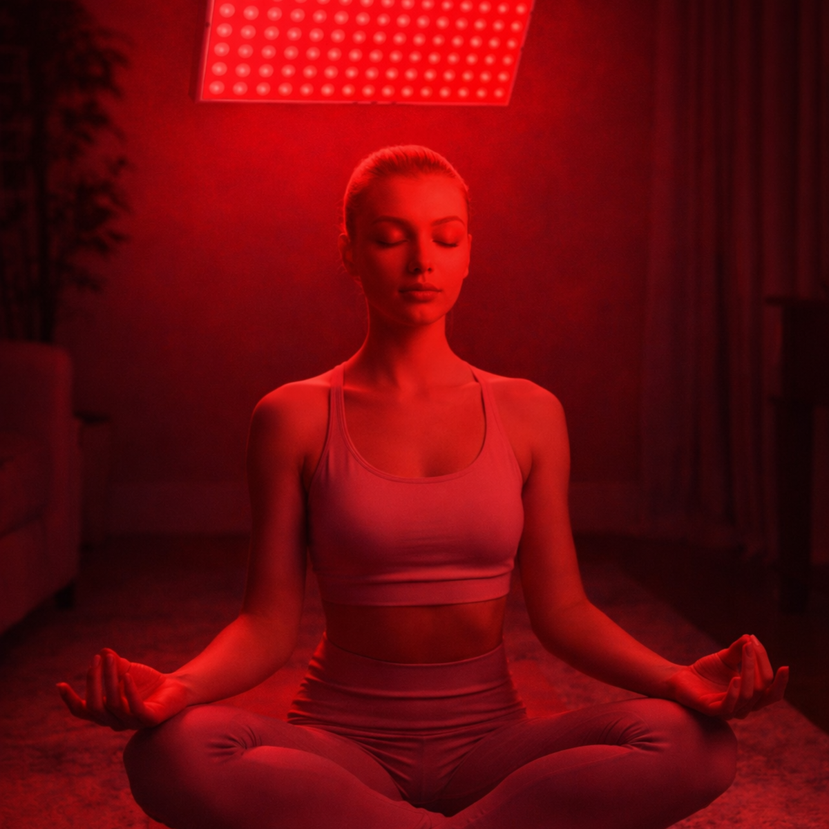 Red Light Therapy Panel – 45W 225 LED Facial Anti-Aging and Body Pain Relief Lamp for Home Physical Therapy