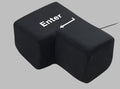 Giant USB Enter Key Anti-Stress Pillow – Fun Desktop Decompression Toy for Office & Home