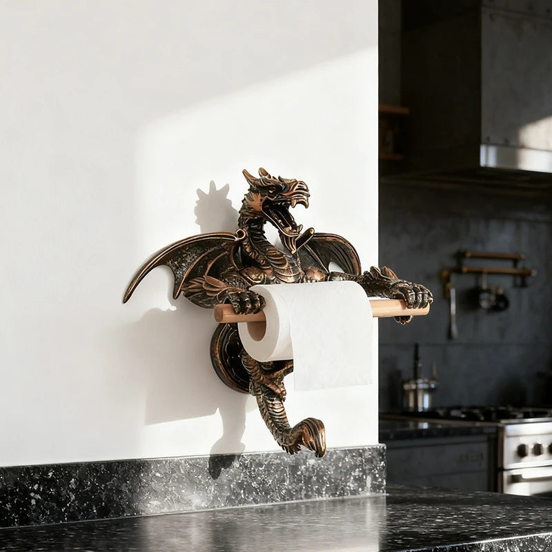 Creative Dinosaur Skeleton Toilet Paper Holder
