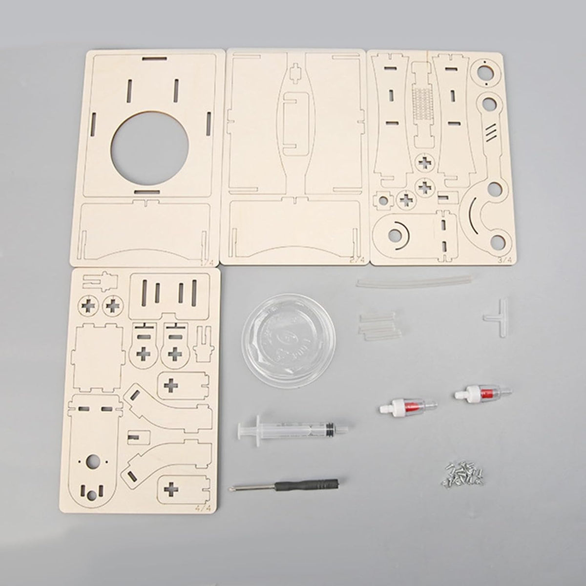 DIY Pumping Unit Assembly Model Kit – Water Pump Experiment STEM Technology Puzzle Toy for Kids Educational Gifts