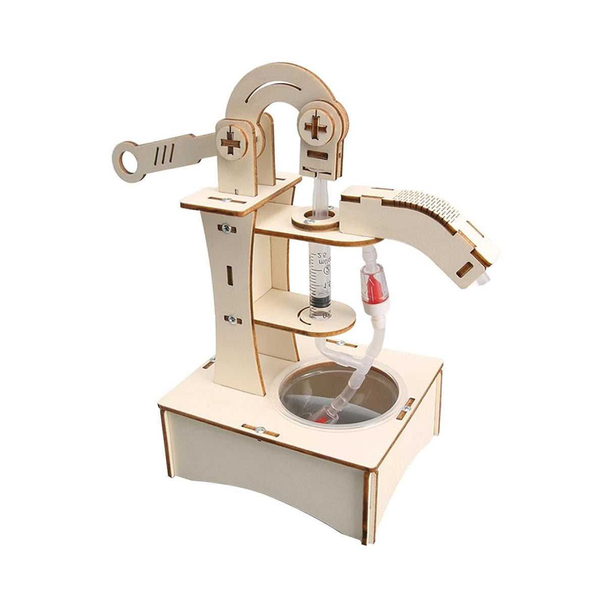 DIY Pumping Unit Assembly Model Kit – Water Pump Experiment STEM Technology Puzzle Toy for Kids Educational Gifts