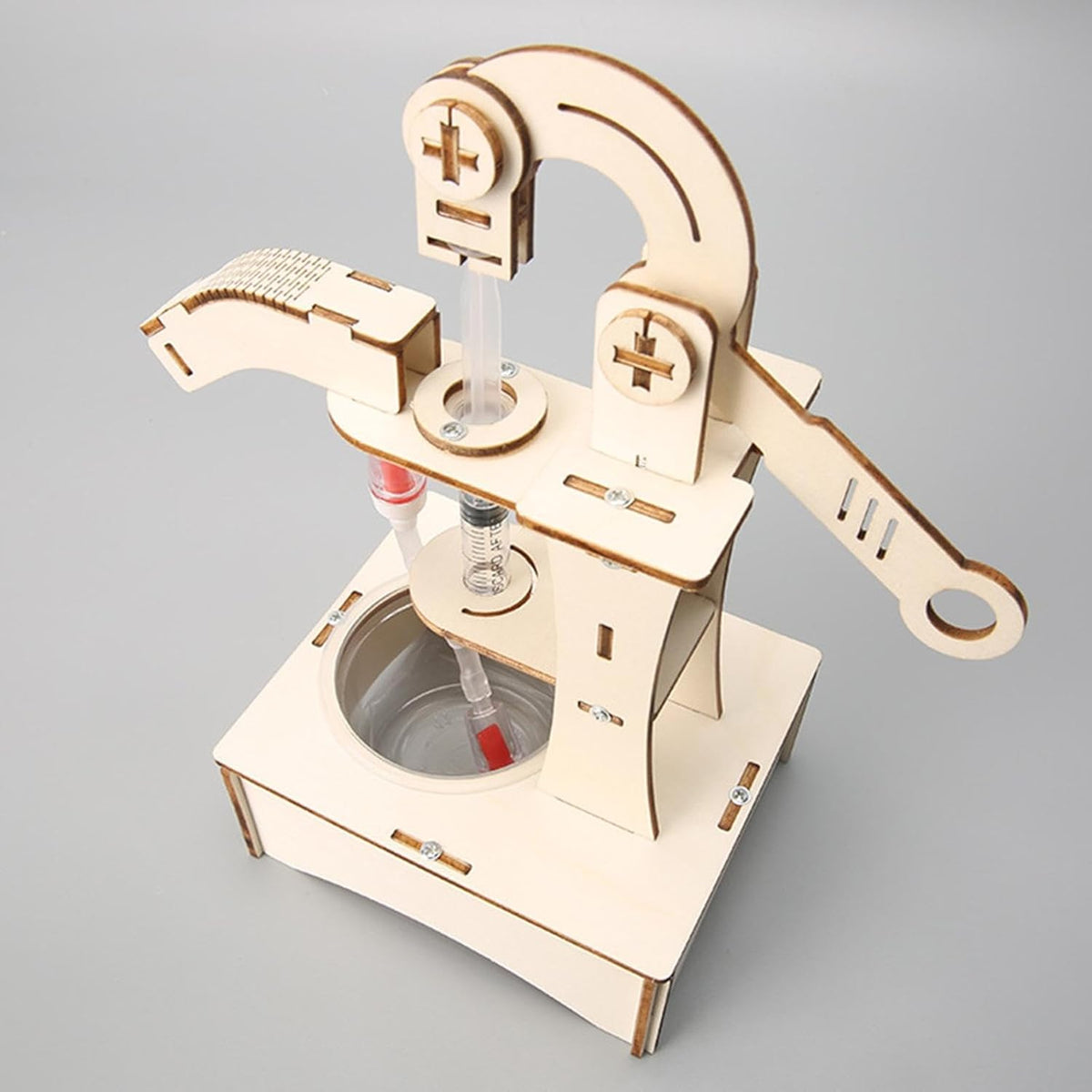 DIY Pumping Unit Assembly Model Kit – Water Pump Experiment STEM Technology Puzzle Toy for Kids Educational Gifts