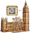 Wooden Big Ben Clock Puzzle –3D DIY Desktop Model Building Kit for Home Decor and Unique Gifts