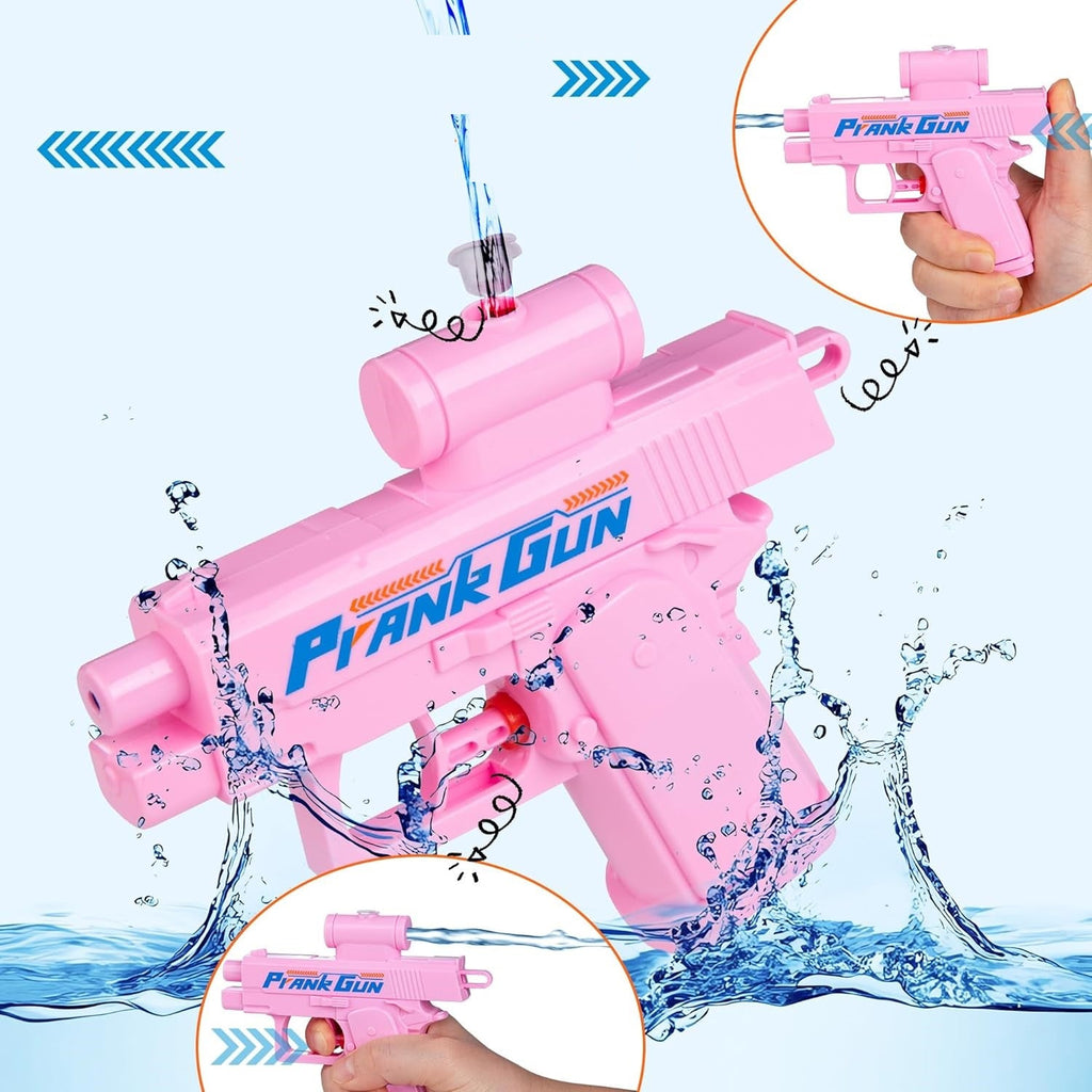 Outdoor Summer 2-Way Squirt Gun – Press & Spray Water Toy for Reverse Splash Prank, Stress Relief, and Exciting Water Fights
