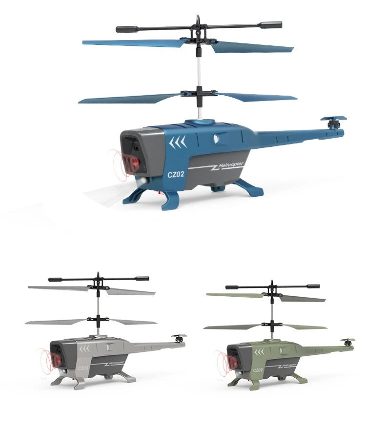 RC Helicopter Toy with LED Lights and Obstacle Avoidance– 2.4G Remote Control Aircraft, Easy Flying Drone for Kids and Beginners Gift
