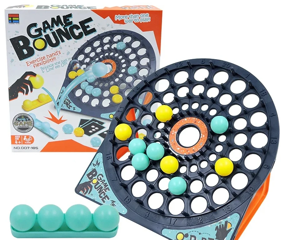 Kids Bouncing Ball Game Set Toy- Interactive Parent Child Toss Game Board, Fun Educational Activity Toy for Parties and Family Play