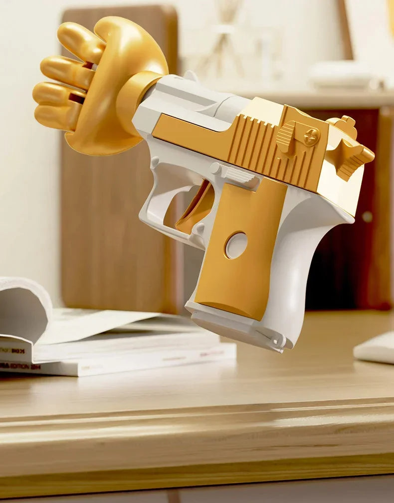 Fidget Toy Gun – Stress Relief Revolver Toy for Kids & Adults, Fun Decompression Game Gift