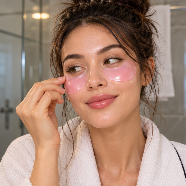 Collagen Peptide Eye Gel Patches – Firming Hydrating Treatment for Wrinkles, Fine Lines, Dark Circles and Under-Eye Rejuvenation