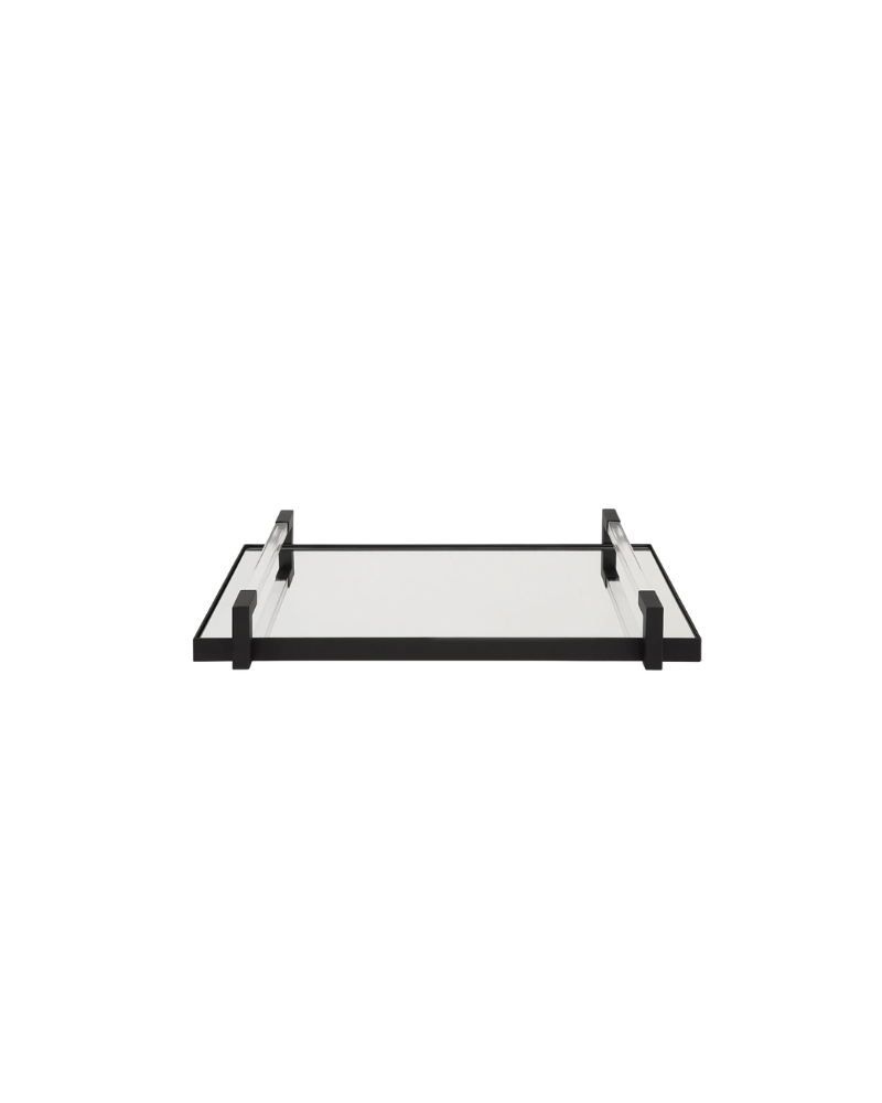 Black Iron and Acrylic Tray